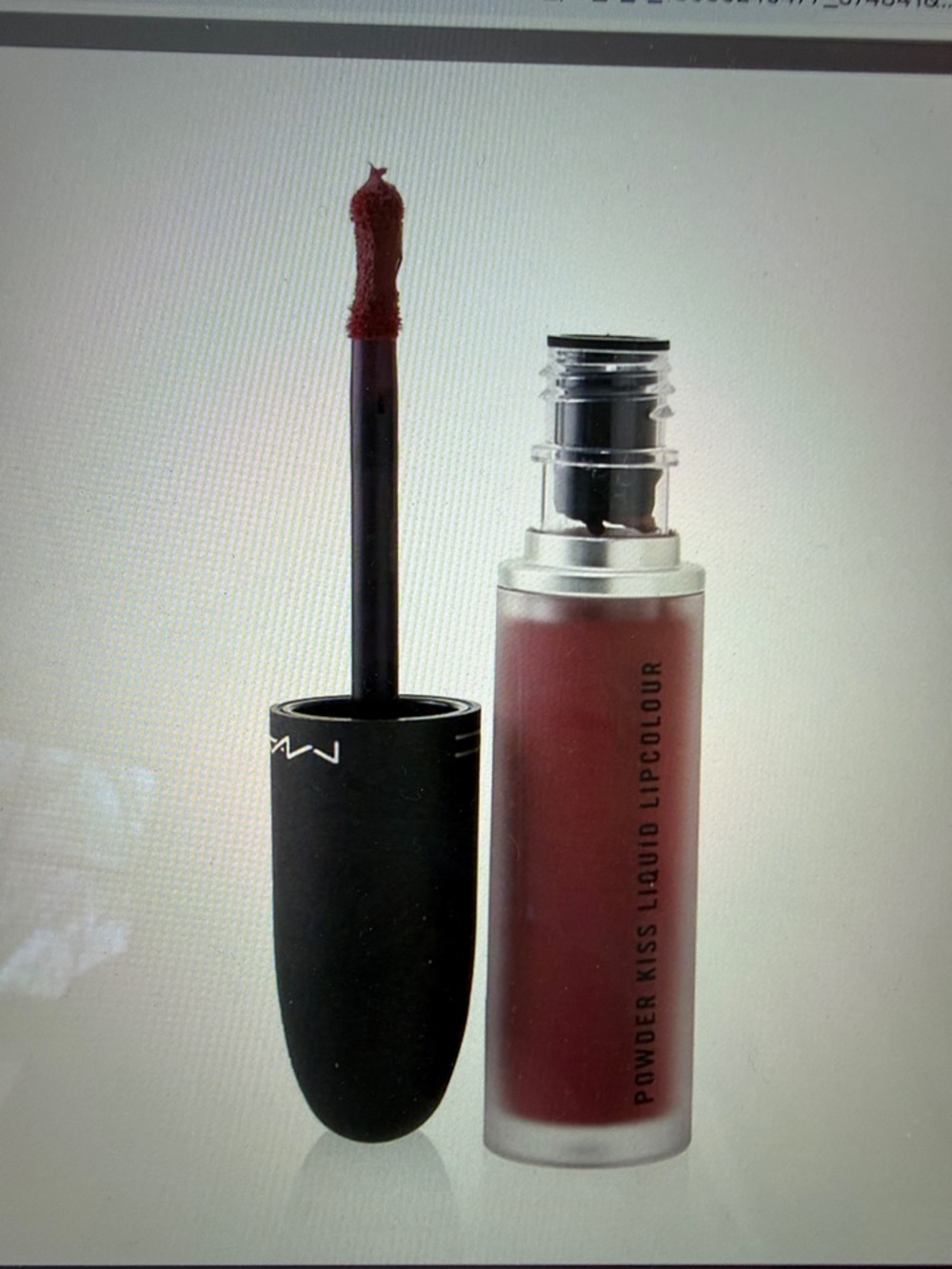 MAC POWDERKISS LIP + CHEEK MOUSSE 990 “More the Mehr-ier” 0.17 FL. OZ. LIQ/5ml